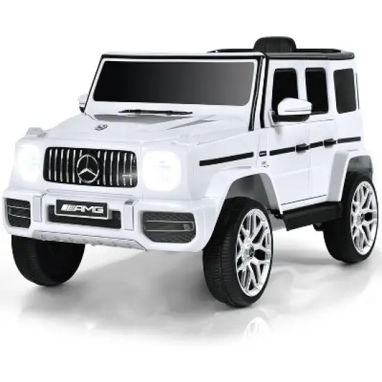 Costway 12V Kids Ride On Car Licensed Mercedes Benz G63 Electric Vehicle with Remote Control image {12}