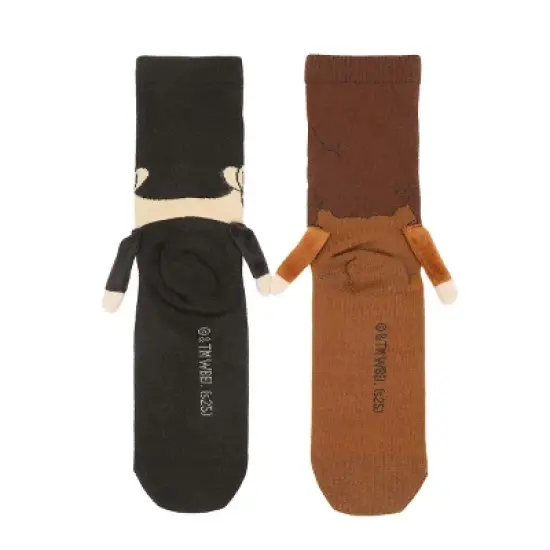 Harry Potter Harry & Hagrid Women's Casual Crew Socks With 3D Arms image {2}