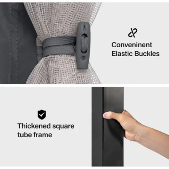 LAUSAINT HOME 8'X 8' Patio Steel Gazebo image {12}