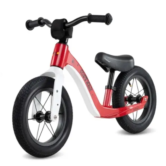 Costway 12 Inch Magnesium Toddler Balance Bike No Pedal Training Toddler Balance Bike White/Pink/Green/Red image {12}