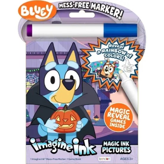 Bendon Bluey Halloween Licensed Imagine Ink Coloring Book image {3}