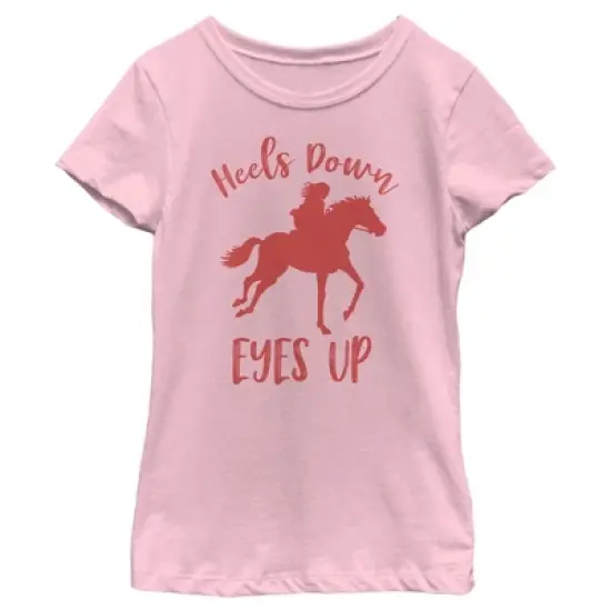 Girl's Lost Gods Horse Ride Heels Down Eyes Up T-Shirt image {3}