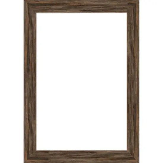 Amanti Art Regis Barnwood Mocha Narrow Framed Dry Erase Magnetic Board image {9}