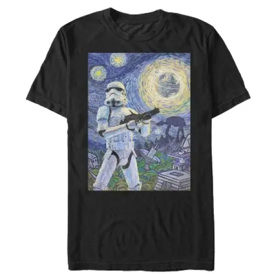 Men's Star Wars Stormtrooper Starry Night T-Shirt image {4}