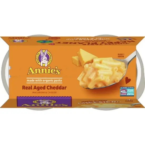 Annie's Real Aged Cheddar Mac & Cheese Microwavable Cups image {6}