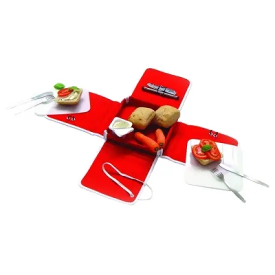 XXD Compact Erstversorgung Picnic Set for Two People, Red/White Design image {3}