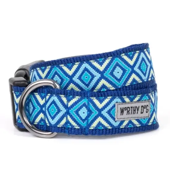 The Worthy Dog Graphic Diamond Dog Collar image {1}