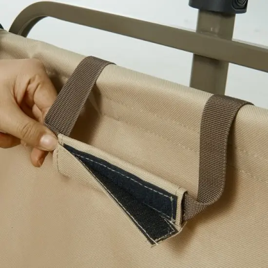 Naturehike Collapsible Beach Wagon with Big Wheels, Utility Foldable Grocery Cart Heavy Duty, Portable Folding Wagon Cart with Wheel for Camping image {7}