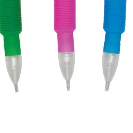 Poppin� Fun! Fidget Pens (3 Pack) - Stretchy, Clicky, Wearable! (Pink, Blue, Green) image {1}