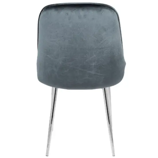 Set of 2 Marcel Dining Chairs Chrome - LumiSource image {4}