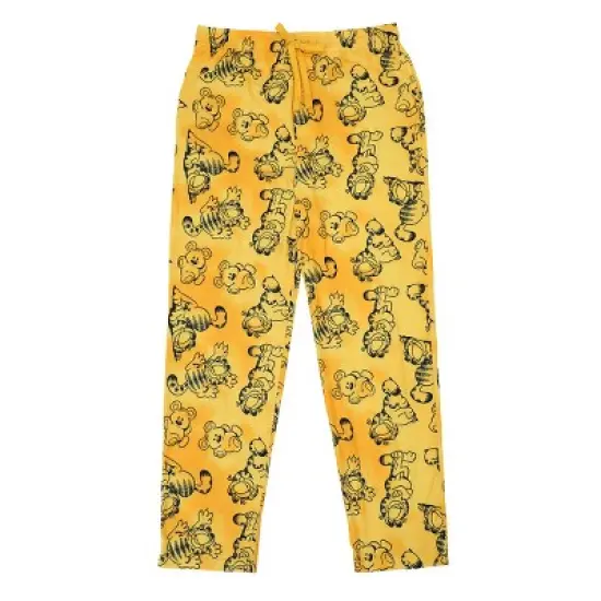 Men's Adult Garfield Orange Sleep Pants image {4}