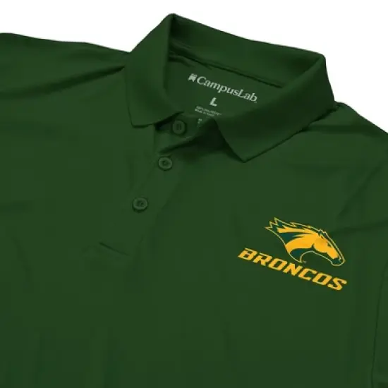 Men's California State Polytechnic University-Pomona Adult Polo Left Chest Logo image {3}