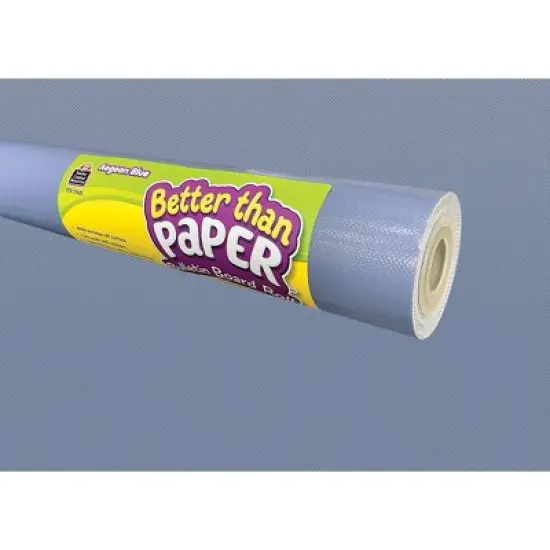Teacher Created Resources&reg; Better Than Paper&reg; Bulletin Board Roll, 4' x 12', Aegean Blue, 4 Rolls image {1}