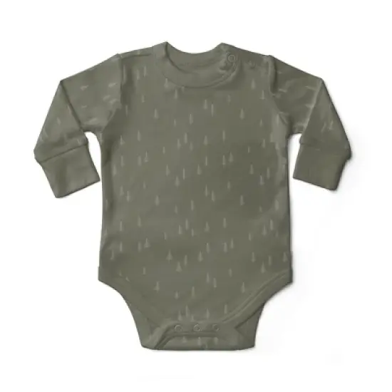 Goumikids Viscose Made from Bamboo + Organic Cotton Long-Sleeve Bodysuit. image {17}