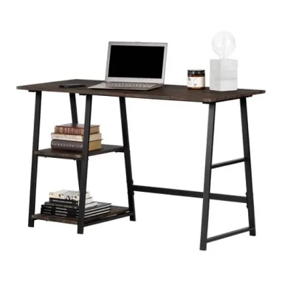 Evane Industrial Desk with Storage - South Shore image {4}