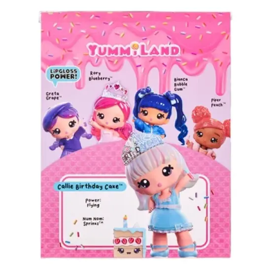 Yummiland Large Doll + Lip Gloss Pet - Skyler Rainbow Belt image {2}
