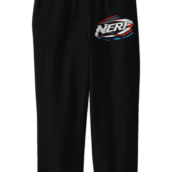 Nerf Logo Junior's Black Athletic Sweatpants image {1}