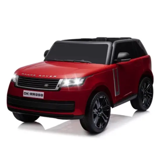 24V 2-Seater Licensed Land Rover Ride On Car Toy w/Parent Remote Control, 3 Speeds, Wireless Music, MP3 Player, Electric Car for Kids image {7}
