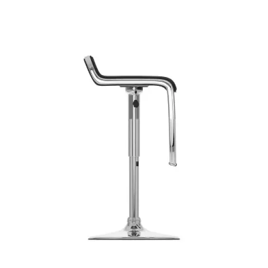 Set of 2 Adjustable Barstool with Footrest - CorLiving image {3}
