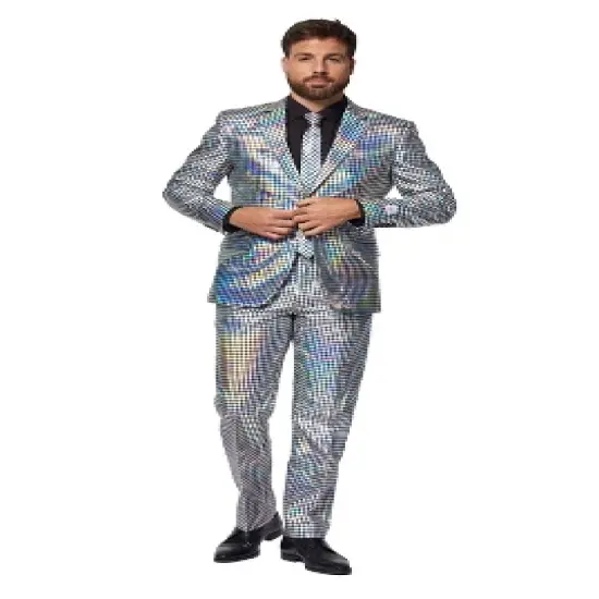 OppoSuits Men's Suit - Discoballer - Multicolor image {2}