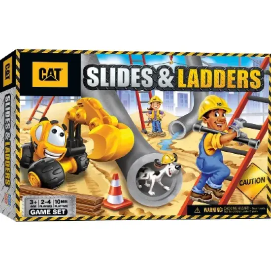 MasterPieces - CAT - Slides & Ladders Family Board Game for Kids image {1}