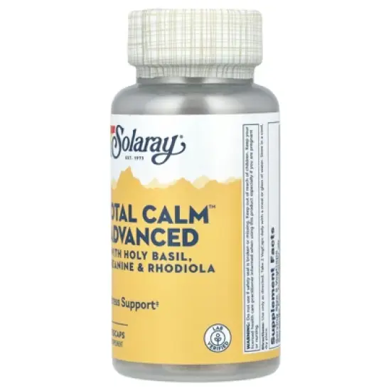 Solaray Total Calm&trade; Advanced, 60 VegCaps image {3}