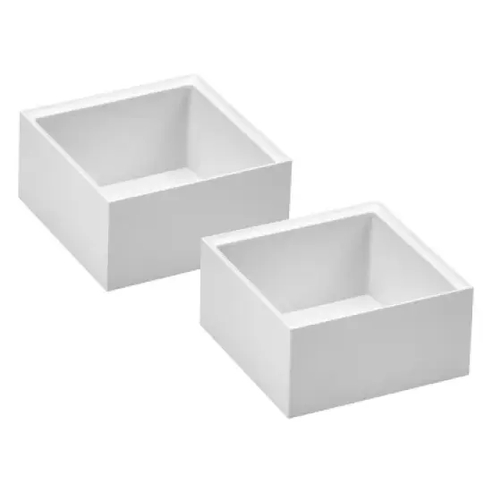 4pc Office Konnect Stackable Desk Organizer White - Bostitch image {4}