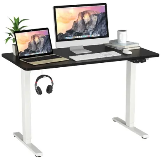 Costway Ergonomic  Electric Adjustable Standing up Desk Dual Motor w/ Controller image {12}