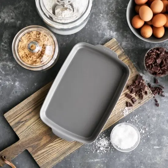 GreenPan Premiere Ovenware Ceramic Nonstick Cookie Quarter Sheet 13"x9" Gray: Aluminum, Dishwasher-Safe, PTFE & PFOA-Free image {6}