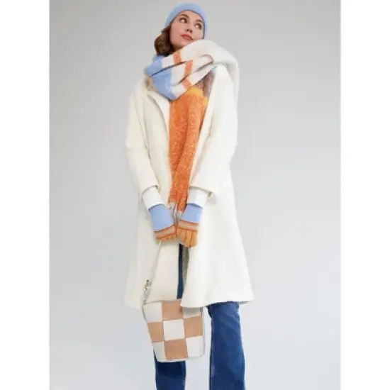 Shiraleah Plaid Ember Scarf image {3}