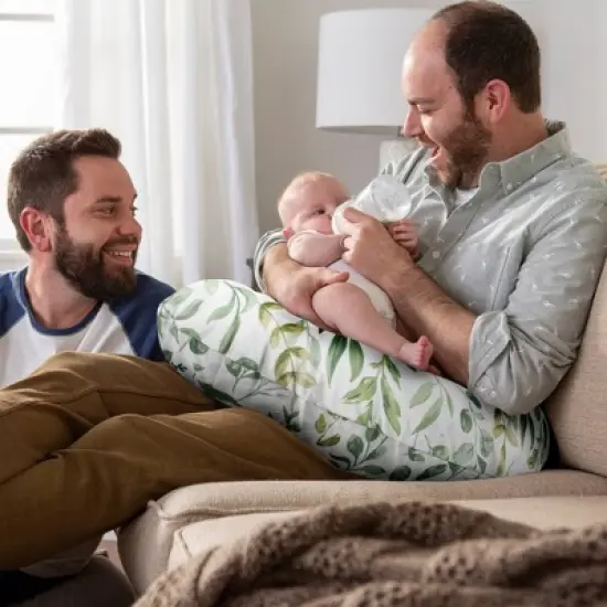 Boppy Original Support Nursing Pillow - Green Foliage image {2}