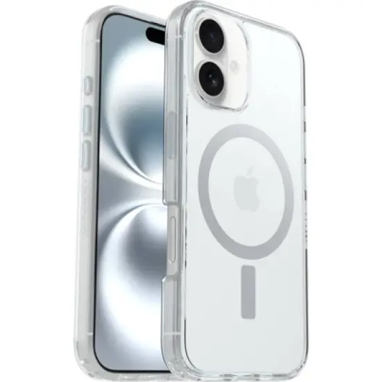 OtterBox Apple iPhone 16 Symmetry Series Case with MagSafe - Clear image {3}