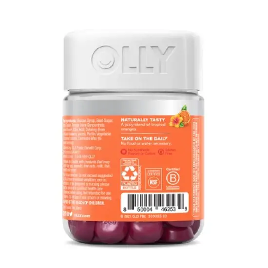 OLLY Heavenly Hair Supplement Gummies with Keratin, Amla, Biotin & Minerals - 60ct image {2}
