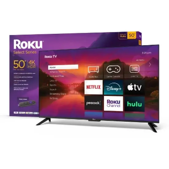 Roku 50" Select Series 4K HDR Smart Roku TV with Roku TV Remote image {10}