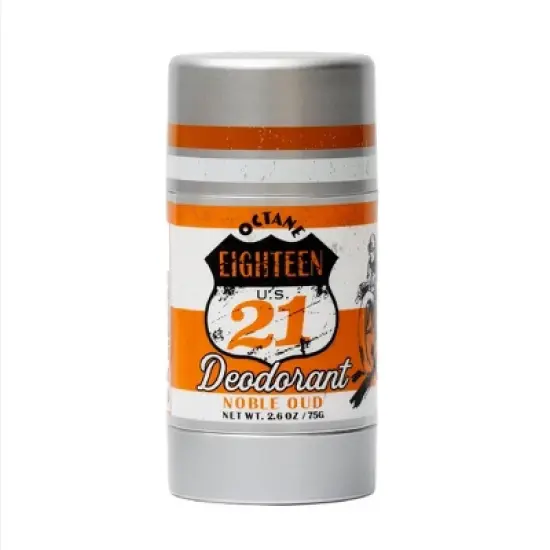 18.21 Man Made Octane Aluminium-Free Men's Natural Deodorant, Noble Oud-2.6 oz image {10}