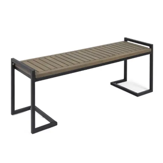 MOEPISY Patio Backless Bench image {6}