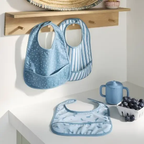 8oz Silicone Sippy Cup - Blue - Cloud Island&trade; image {1}