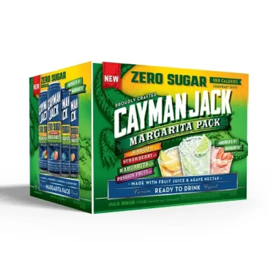 Cayman Jack Zero Sugar Variety Pack - 12pk/12 fl oz Cans image {3}