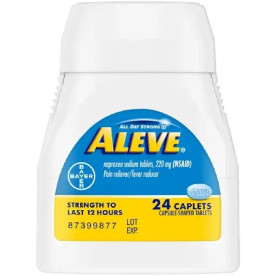 Aleve Naproxen Sodium Tablets 220mg 24 Count image {3}