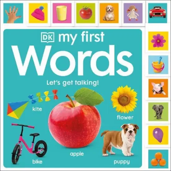 My First Words: Let's Get Talking - (My First Tabbed Board Book) by  DK (Board Book) image {1}