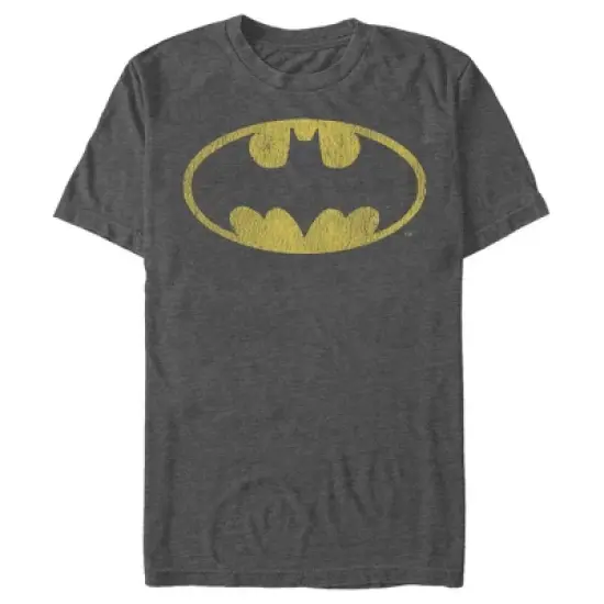 Men's Batman Logo Retro Caped Crusader T-Shirt image {5}