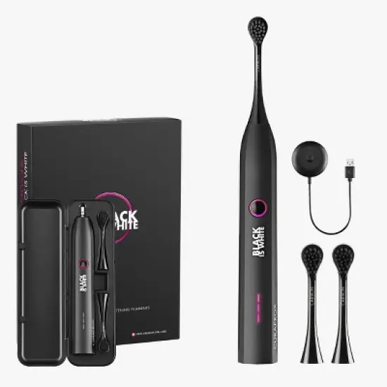 Curaprox Black Is White &ndash; Sonic Toothbrush for Simple, Powerful Oral Health image {5}