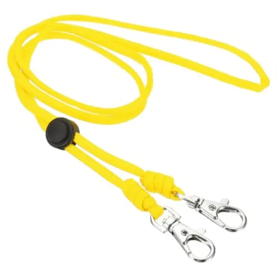 Unique Bargains Polyester Wear-resistant Lightweight ID Card Neck Lanyards with Hook image {9}