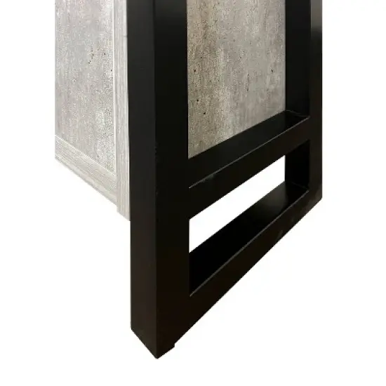 78" Mason Modern Wood Laminate Bookcase with Doors - Martin Furniture image {4}