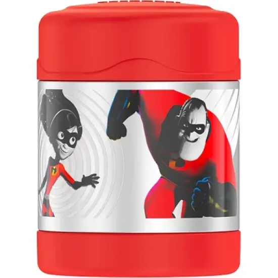 Thermos 10 oz. Kids Funtainer Insulated Stainless Steel Food Jar - Incredibles 2 image {1}