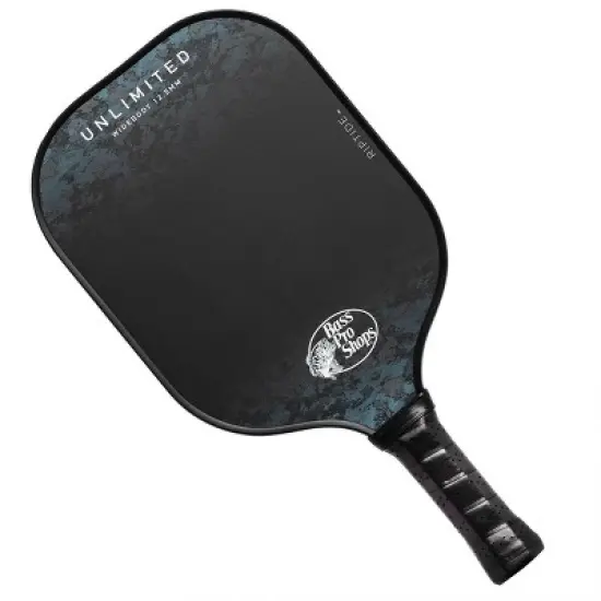PBPRO 16'' Riptide Camo Carbon Fiber Paddle Wide Body Pickleball Paddle - Black image {1}