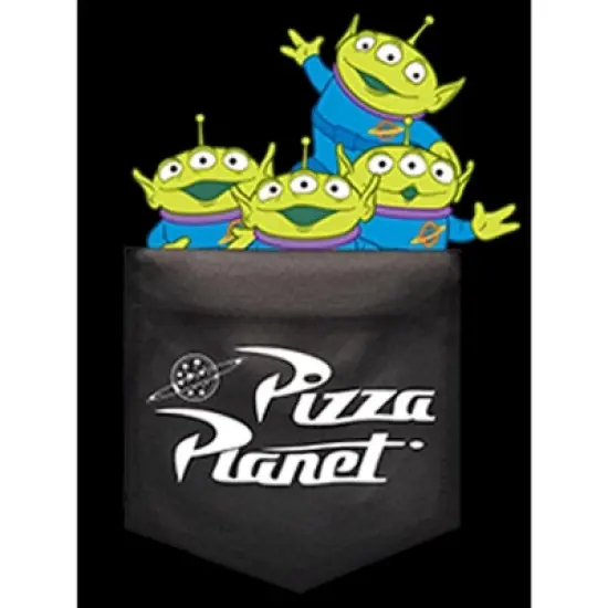Men's Toy Story Pocket Full of Aliens T-Shirt image {1}