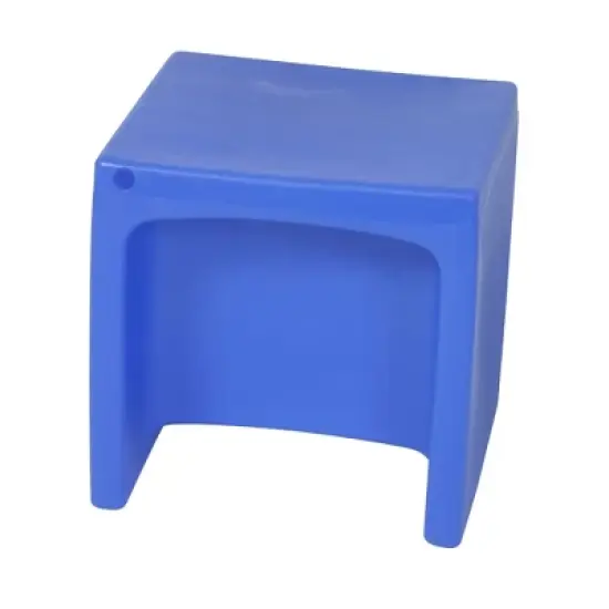 Children's Factory CF910-009 Flexible Seating Toddler Kids Cube Chair Classroom Furniture for Daycare, Playroom, and Homeschool, Blue image {2}