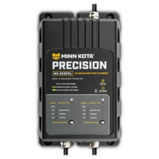 Minn Kota MK-220PCL On-Board Precision Battery Charger for Trolling Motors image {7}