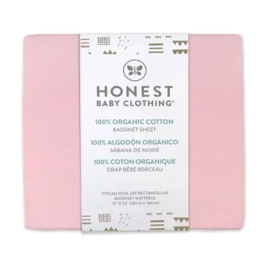 Honest Baby Organic Cotton Bassinet Sheet image {1}